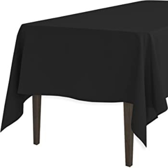 Black Tablecloth 132 x 90 - Picture 1 of 2